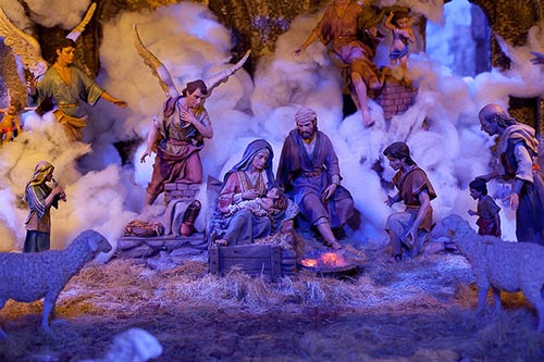 Nativity Scenes in Madrid Nativity Scene in Madrid's Town Hall
