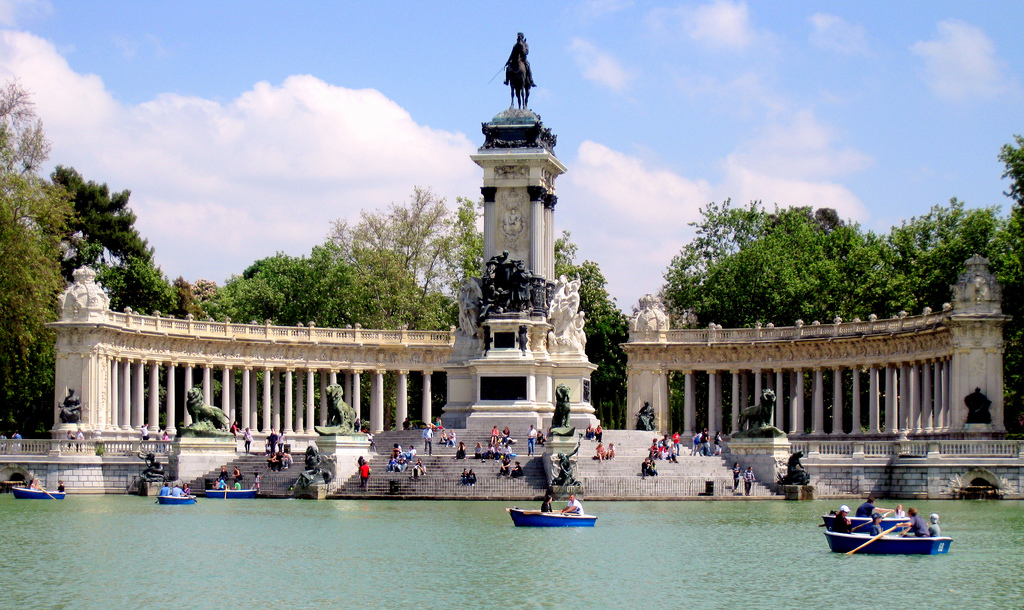 Retiro Park in Madrid