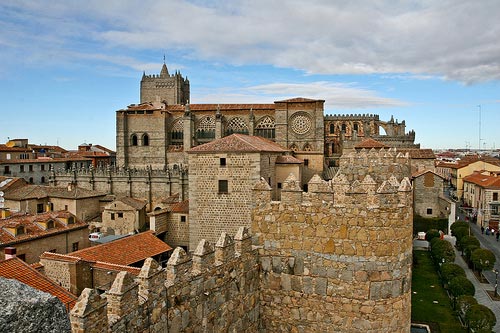 Avila Murallas and Cathedral