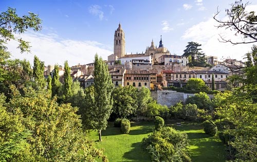 segovia cathedral panoramic