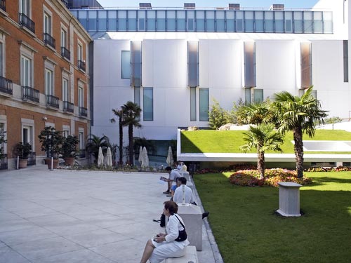 Museo Thyssen-Bornemisza patio, Madrid