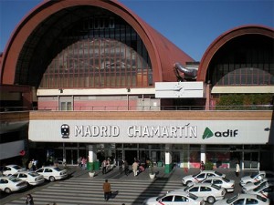 Entrace of Chamartin Railway Station