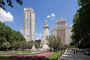 View of Plaza España and España Building